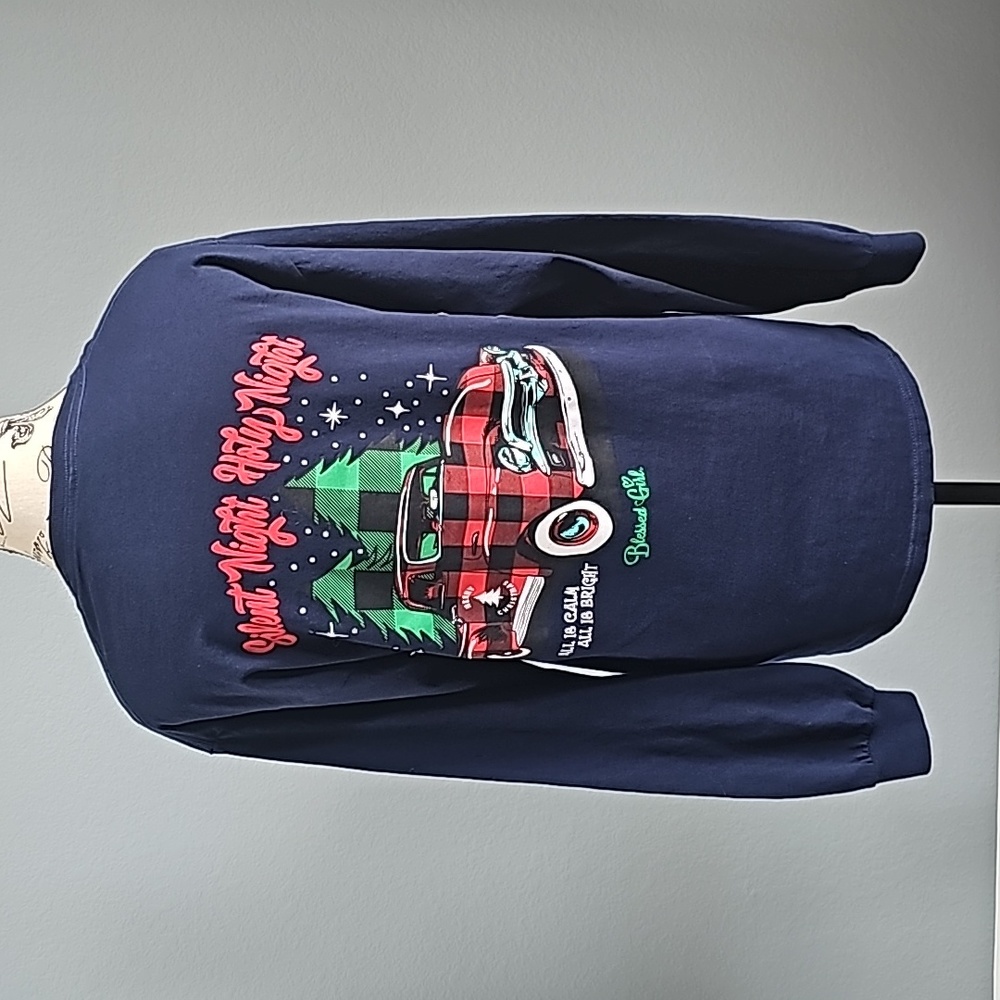 BLESSED GIRL LS TEE